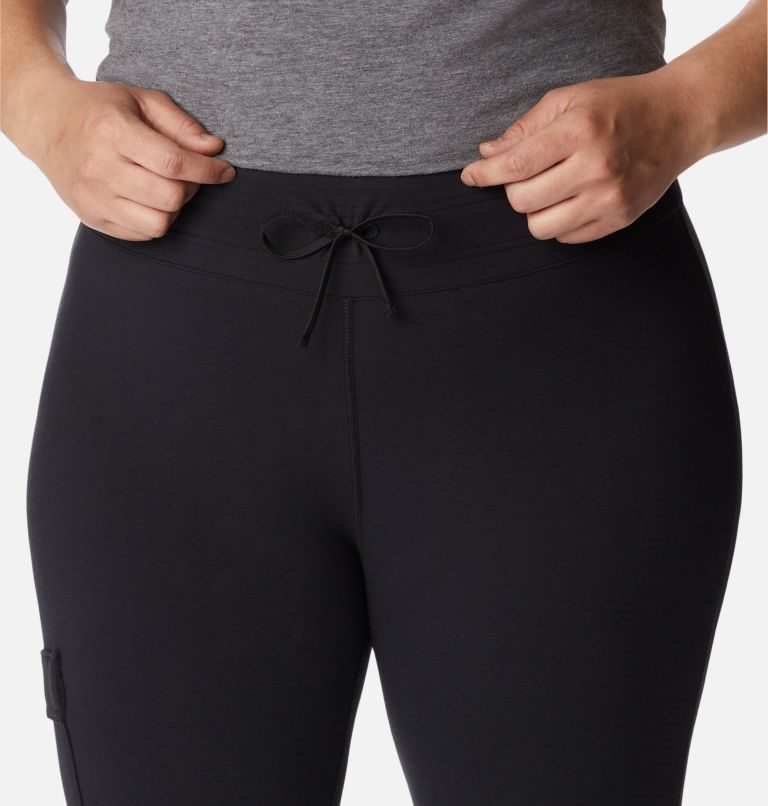 Women's Columbia Trek Capri Leggings Black | Plus Size CA-TAC40